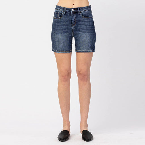 Color-Navy Blue-Summer Casual Slim Fit Women Jeans Shorts-Fancey Boutique