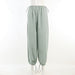 Color-Light Green-Drawstring Waist Casual Straight Pants Street Trends Women Simple Loose Cargo Pants-Fancey Boutique