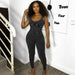 Color-Black-Women Clothing Summer High Waist Tight Thread Sleeveless Sexy Jumpsuit Women-Fancey Boutique