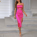 Color-Arrival Sexy One Step Dress Mid Length Split Sling Backles Dress Women-Fancey Boutique