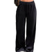 Simple Comfortable Casual Pants Autumn Winter Korean Velvet Loose Draping Effect Trousers-Fancey Boutique