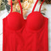 Boning Corset Waist Shaping Camisole Women Long Beauty Back Off Shoulder Tube Top Slim Fit Internet Celebrity Base Tops Outerwear-Red-Fancey Boutique