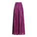 Color-Purple-Purple Thin Satin Dress Autumn Large Long Leg High Waist Wide Leg Pants Women-Fancey Boutique