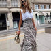 Spring Summer Skirt Internet Celebrity Leopard Print Big Hem Skirt Women-Fancey Boutique