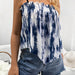 Color-Blue-Women Clothing Summer Printed Camisole Vacation Top-Fancey Boutique