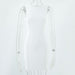 Color-White-Summer Women Round Neck Sleeveless Solid Color Slim Sheath Dress-Fancey Boutique