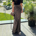 Satin Skirt Sexy Leopard Print Long Skirt High Waist Drooping Silky Hip Skirt-Fancey Boutique