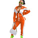 Women Clothing Casual Color Matching Cardigan Two Piece Set Women Clothing-Orange-Fancey Boutique