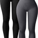 Color-Dark Grey-Women Pants Yoga Leggings Workout High Waist Workout Pants Trousers-Fancey Boutique