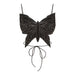 Color-Black-Spring Summer Women Trend Sexy Cutout Short All Match Slim Camisole-Fancey Boutique
