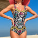 Bikini Printed Belly Covered Slimming Swimsuit Sexy Swimsuit Women-Fancey Boutique