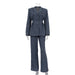 Color-Gray-Women Clothing Spring High Sense Collared Waist Tight Blazer Casual Trousers Suit Suit-Fancey Boutique