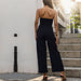 Summer Women Stitching Tube Top Sleeveless Jumpsuit-Fancey Boutique