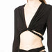 Color-Black Coat-Women Set Summer Lightly Mature Advanced Sexy V Neck Top Skirt Two Piece Set-Fancey Boutique