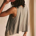 Popular Decorative Line Top Women Summer Irregular Asymmetric Loose Sleeveless Sports Vest Outer Wear-Fancey Boutique