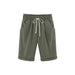 Color-Light Green-Women Casual Shorts Elastic Waist Loose Twill Shorts Women-Fancey Boutique