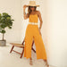 Color-Multi-1-Women Clothing Summer Tube Top Solid Color Strap Casual Wide Leg Loose Jumpsuit Trousers for Women-Fancey Boutique