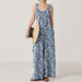 Color-Pattern Five-Summer Women Clothing Printed Sling Loose Casual Jumpsuit-Fancey Boutique