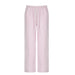 High Street Fashionable Elastic Waist Wide Leg Pink Woven Overalls Sexy Low Waist Casual Trousers Summer-Pink-Fancey Boutique