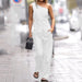 Color-White-Women Suit Summer Casual One Shoulder Loose Trousers Two Piece Set-Fancey Boutique