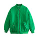 Color-Green-Summer Women Street Loose Jacket Cotton Coat Jacket-Fancey Boutique