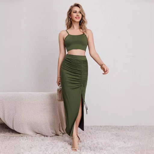 Color-Two Piece Sexy Slim Fit Skirt Women-Fancey Boutique