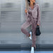 Color-Gray-Autumn Winter Women Clothing Loose Pleuche Long Sleeve Hooded Sweater Trousers Set-Fancey Boutique