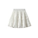 French Sweet White Skirt Women Summer A Line Ballet Skirt Tiered Dress Pettiskirt-Fancey Boutique