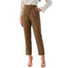 Ladies Draping Comfortable Business Lightly Mature Cigarette Pants Women Outerwear Casual Pants-Brown-Fancey Boutique