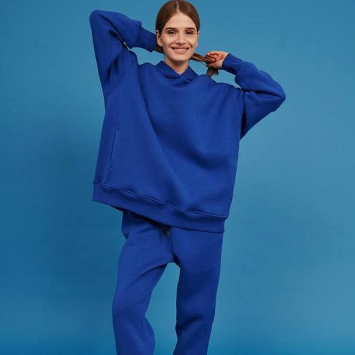 Color-Blue-Women Clothing Casual Exercise Set Two Piece Set-Fancey Boutique