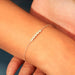 Daisy Shape Spring Ring Closure Bracelet-One Size-Fancey Boutique