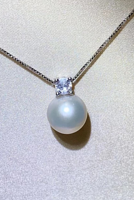 Freshwater Pearl 925 Sterling Silver Necklace-One Size-Fancey Boutique