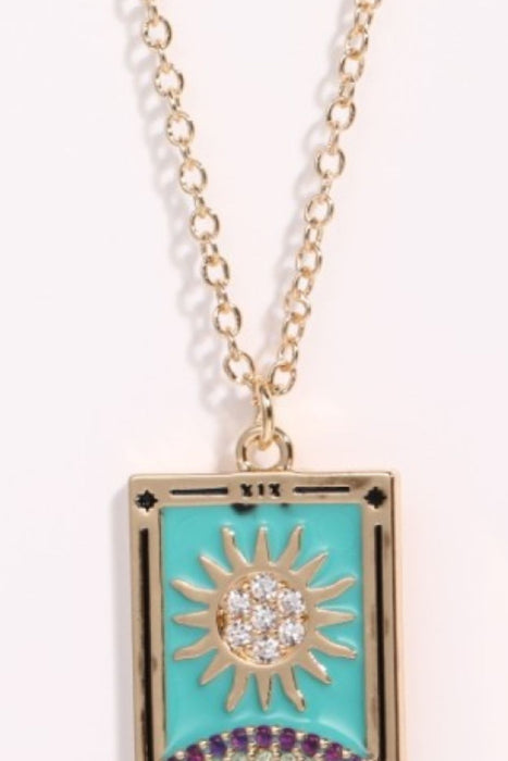 Tarot Card Pendant Stainless Steel Necklace-Fancey Boutique