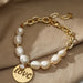 LOVE Freshwater Pearl Bracelet-One Size-Fancey Boutique