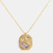 Inlaid Zircon Pendant Stainless Steel Necklace-One Size-Fancey Boutique