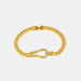 Gold-Plated Inlaid Zircon Bracelet-One Size-Fancey Boutique