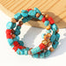 Layered Turquoise Bracelet-One Size-Fancey Boutique