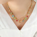 Crystal Copper Chain Necklace-One Size-Fancey Boutique