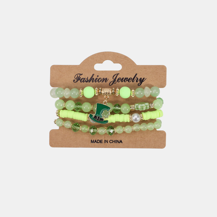 Beaded Soft Pottery Charm Bracelet-One Size-Fancey Boutique