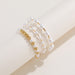 Gold-Plated Pearl Copper Bracelet-Fancey Boutique