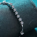 Moissanite 925 Sterling Silver Bracelet-One Size-Fancey Boutique