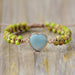 Handmade Heart Shape Natural Stone Bracelet-Fancey Boutique