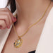 Titanium Steel Gold-Plated Bear Pendant Necklace-Fancey Boutique