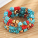 Layered Turquoise Bracelet-One Size-Fancey Boutique