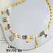 18K Gold-Plated Beaded Charm Necklace-One Size-Fancey Boutique