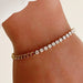 Inlaid Zircon Stainless Steel Bracelet-One Size-Fancey Boutique