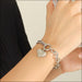 Half Chunky Chain Titanium Steel Bracelet-One Size-Fancey Boutique