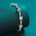6.2 Carat Moissanite 925 Sterling Silver Bracelet-One Size-Fancey Boutique