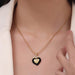 Titanium Steel Heart Shape Necklace-One Size-Fancey Boutique