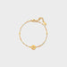 Sunflower Shape 18K Gold-Plated Bead Bracelet-One Size-Fancey Boutique